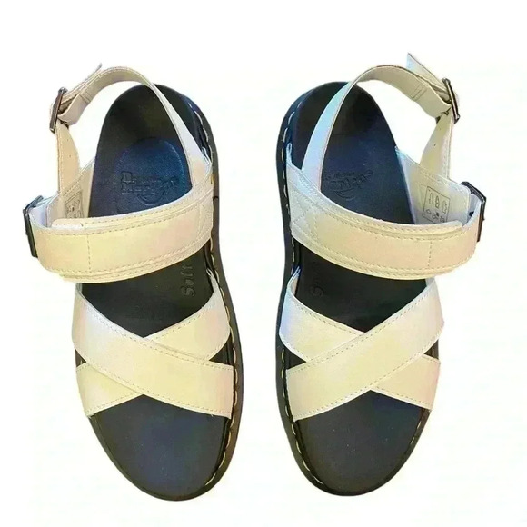 Dr. Martens Voss II White Sandals Size 9 - Picture 4 of 12